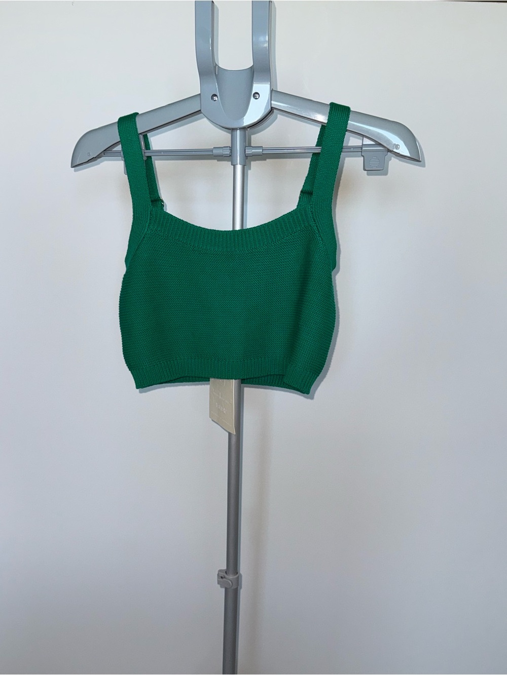 SABO Knit Crop Tank Top Emerald Green Size M Australia